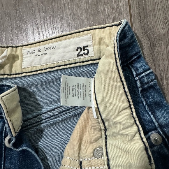 Rag &Bone Maya High Rise Button Front Jean - Size 25 - Picture 7 of 8